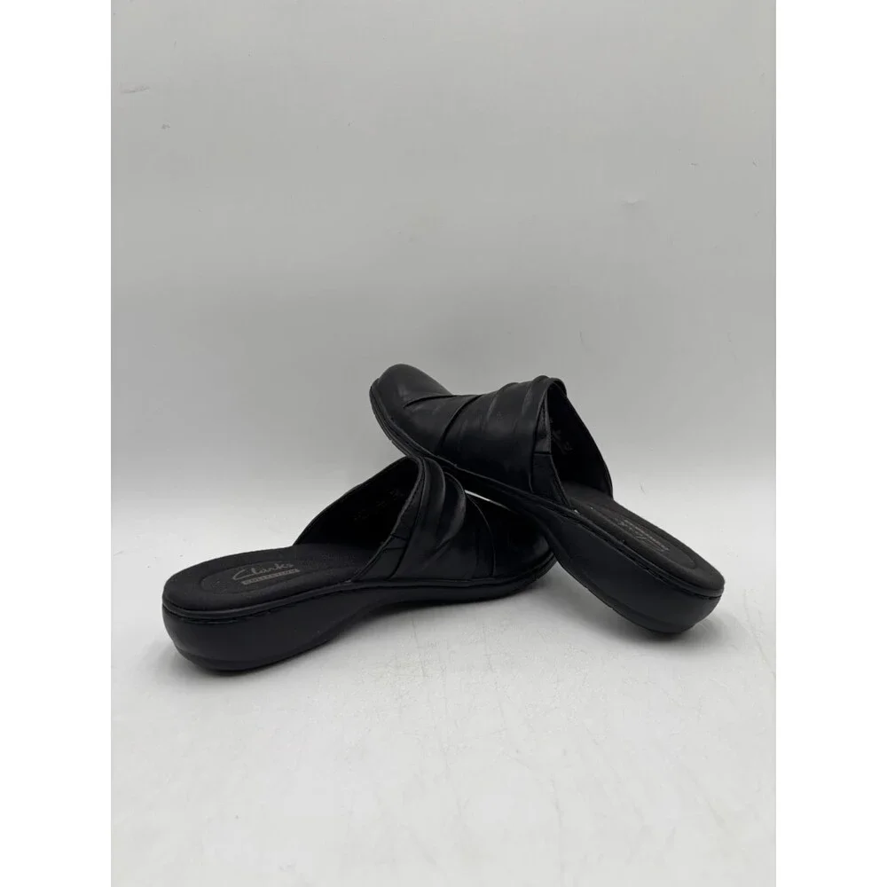 Clarks LEISA DEINA 26101784 Women's NEW Slip-On Clogs Black US Size 7 N